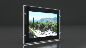 VITRINE LUMINEUSE POUR IMMOBILIER