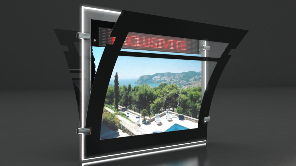 porte affiche led-nero-4