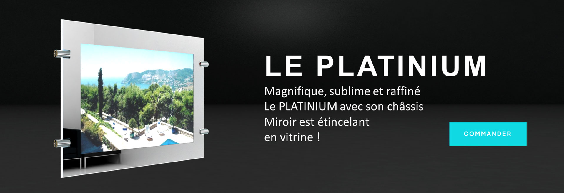 Porte affiche led A4‎