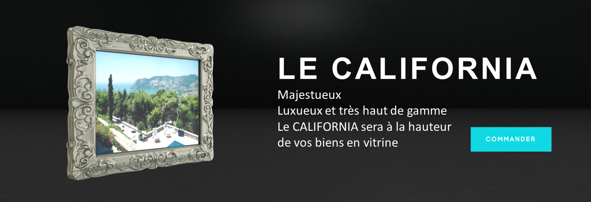Porte-affiche magnétique | pour Agence Immobiliere‎