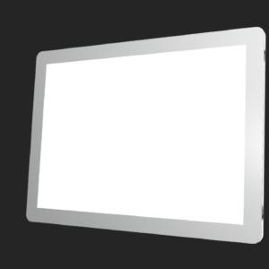 porte affiche LED hybride