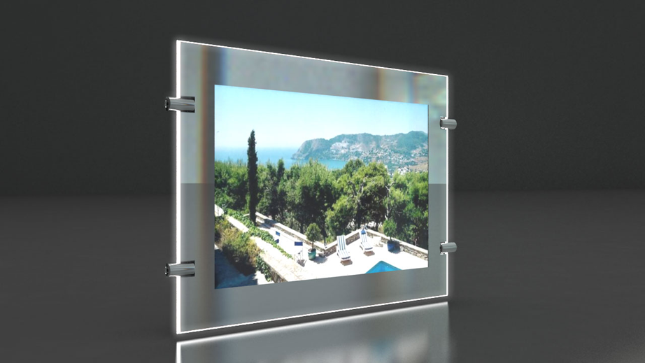 Portes affiches LED pour l'agencement des vitrines